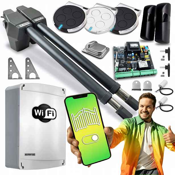 Pohon pro Dvoukřídlovou bránu 7M Wifi Ovladače Automat pro křídlovou bránu
