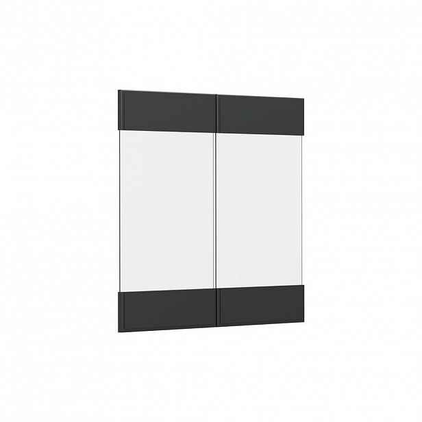 Vicco KUCHYŇSKÁ DVÍŘKA R-Line Antracitový venkovský dům 59.2 x 59 cm nábytková čela pro závěsnou vitrínu