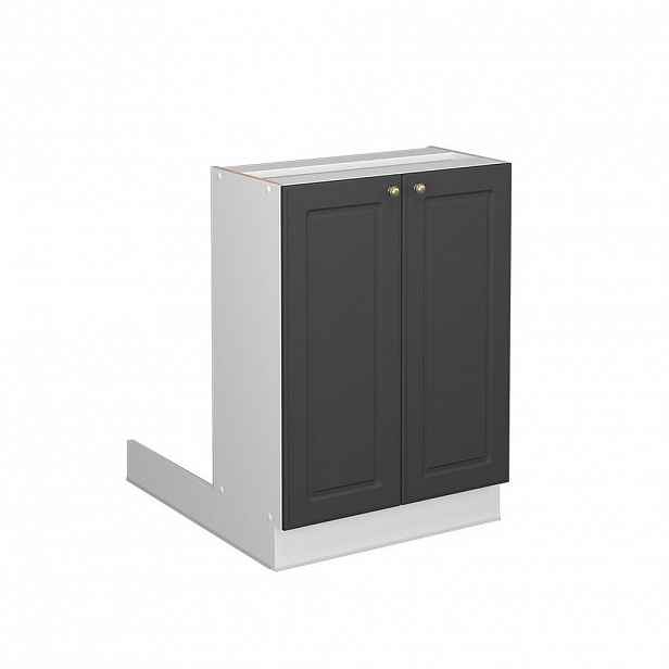 Vicco KUCHYŇSKÝ OSTROV Fame-Line Anthrazit-Gold Landhaus 60 cm bez pracovní desky
