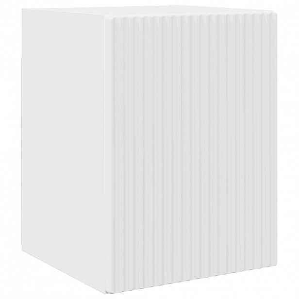 vidaXL TV wall cabinet 30 x 31 x 40 cm Lesklá Bílá Kompozitní dřevo