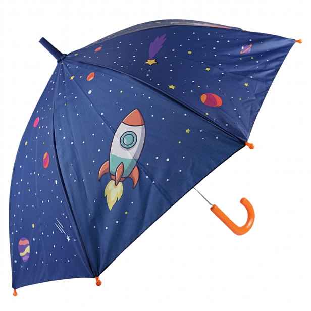 Dětský deštník SPACE Ø 76 cm, modrý