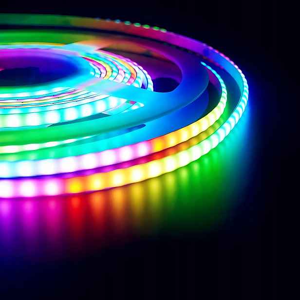 Digitální Led pásek Rgb Wled WS2812 tekoucí Rgbic tenký Pcb 5 mm 5V 160LED/m