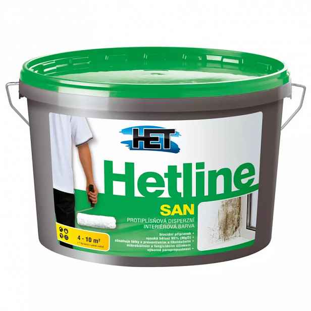Hetline San Active protiplísňová malířská barva 7kg
