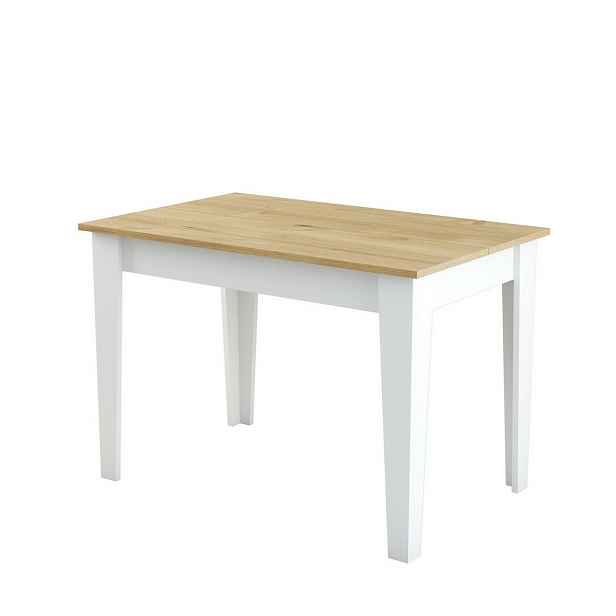 Jídelní stůl Kiev White and Oak