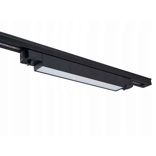 Lineární Led kolejnicová lampa 15W 35 cm 1200 lm 4000K černá 1-fázová stropní