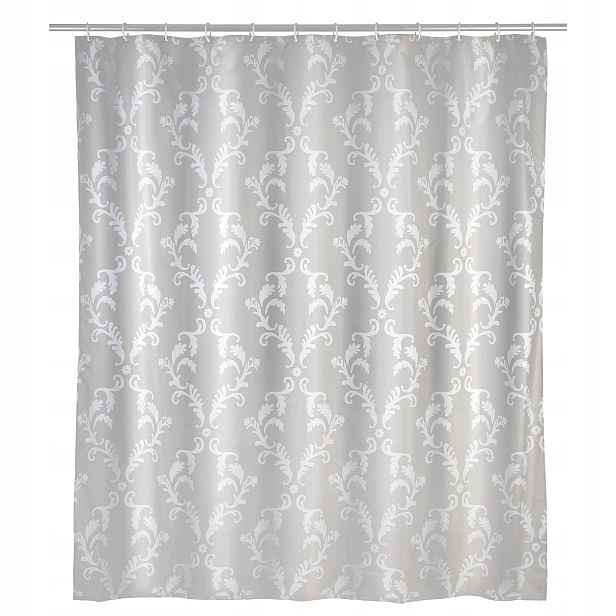 Polyester Sprchový Závěs 180X200 CM Šedý Antibakteriální