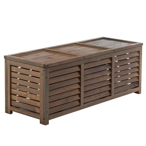 Tempo Kondela Zahradní úložný box LADAM, hnědá