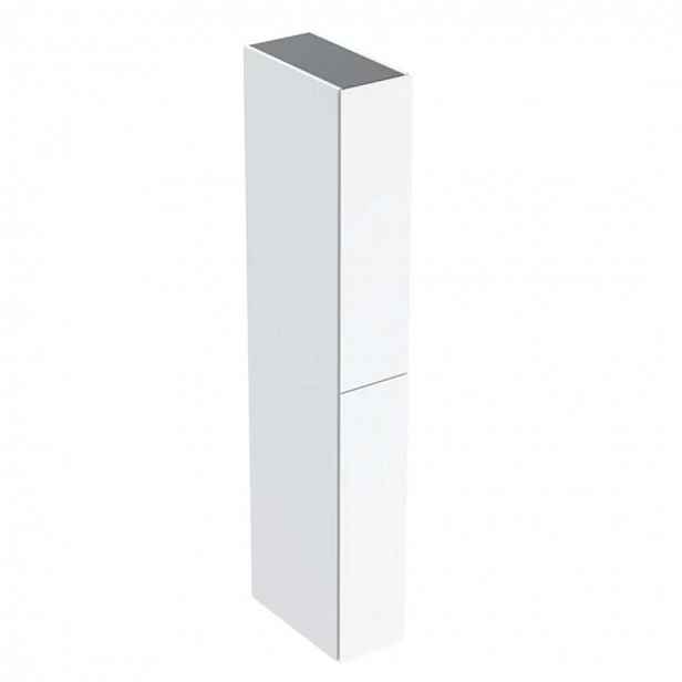 Geberit - Vysoká skříňka 180x24x48 cm, 2 zásuvky, lesklá bílá 503.011.01.1