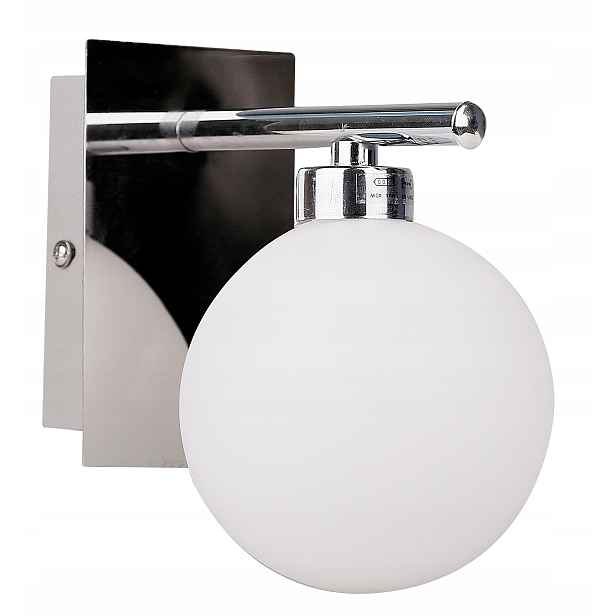 Nástěnné Nástěnné Svítidlo bílé Skleněné Stínidlo 40W G9 Lampa
