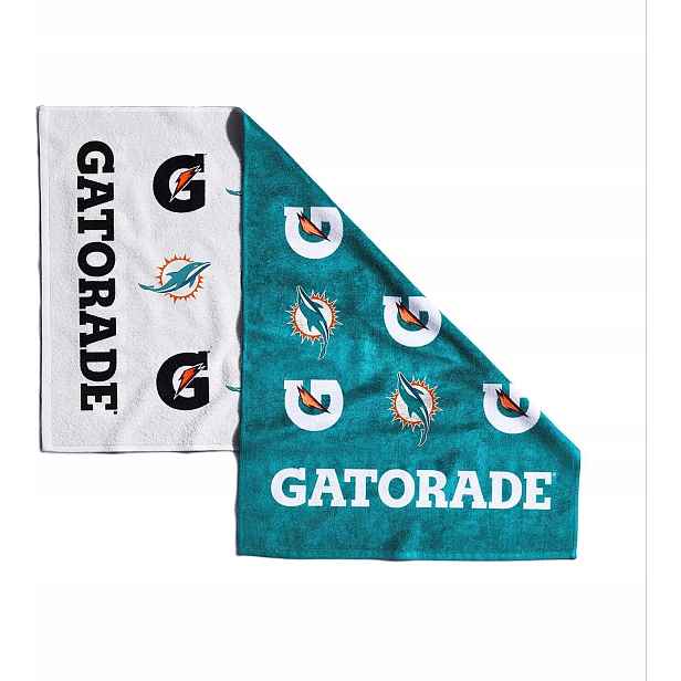 Oficiální osuška Gatorade Miami Dolphin 50x100 cm bavlněná