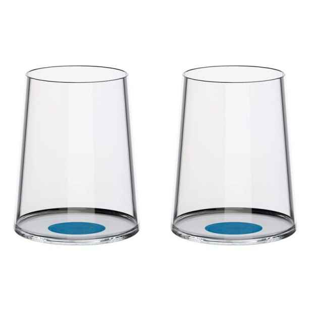 Sklenice na bílé víno Trebonn SplitGlass, 2 ks Barva: modrá