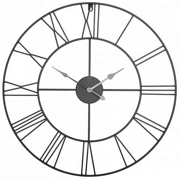 Ambia Home NÁSTĚNNÉ HODINY černá 60 cm