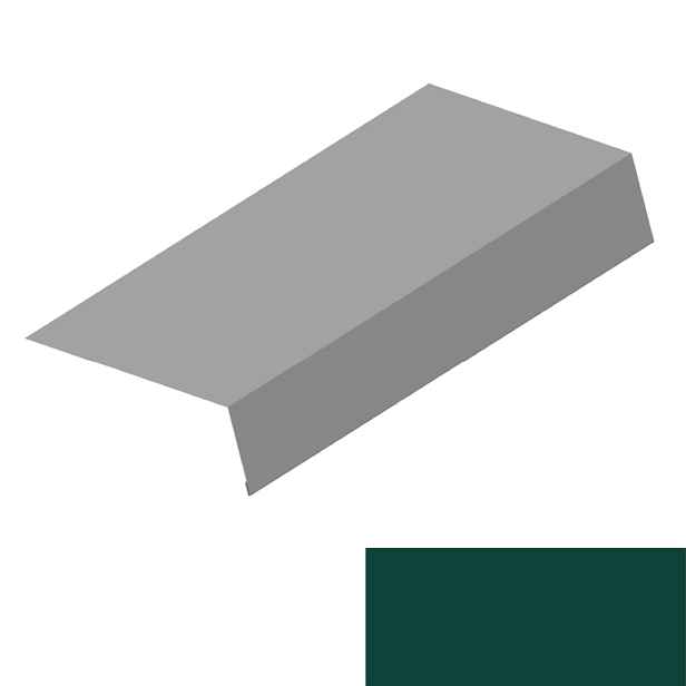 Okapový plech RS250S-120 SP 25 RAL 6005 zelená