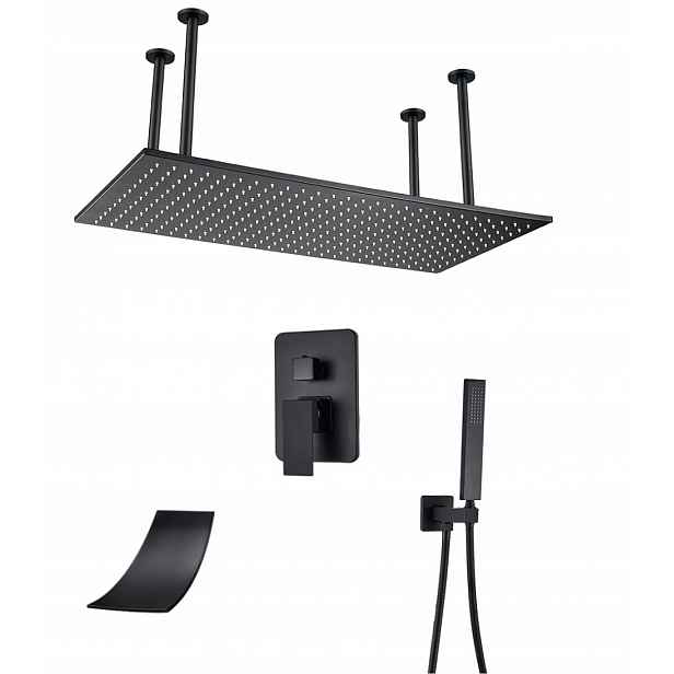 Podomítkový Set Dešťová Sprcha 80x40 Led Vodopád