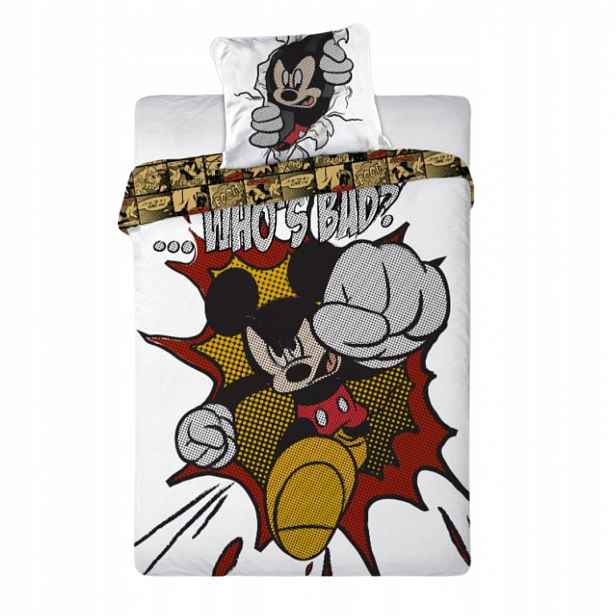 Povlečení myšák Mickey 160x200 70x80 Bavlna Komiksový vzor