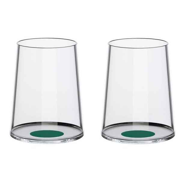 Sklenice na bílé víno Trebonn SplitGlass, 2 ks Barva: zelená