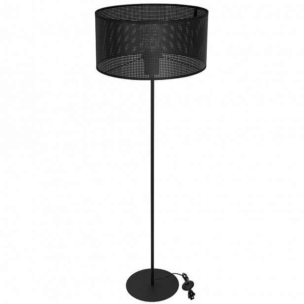Stojací Lampa Podlahová Válec 40 CM Prolamovaná Loftová