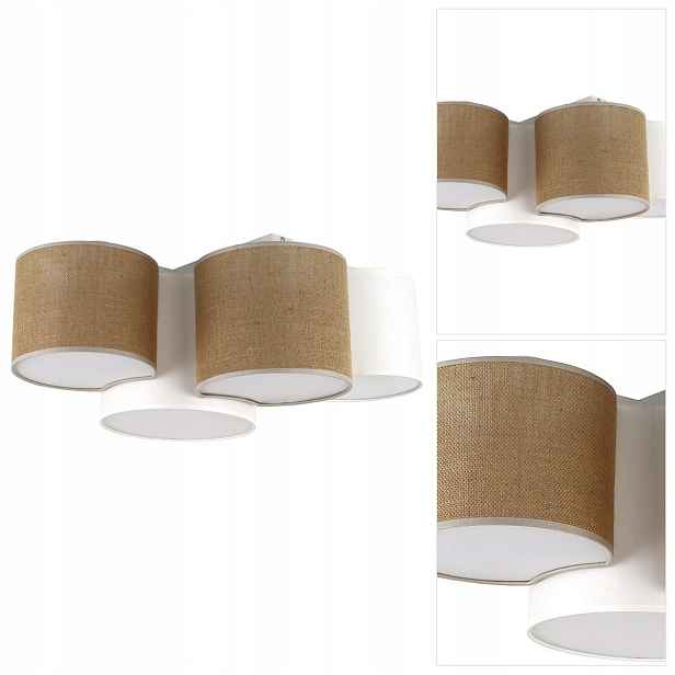 Stropní Svítidlo bílý Mona – moderní design do obývacího pokoje ve stylu loft Tk Lighting
