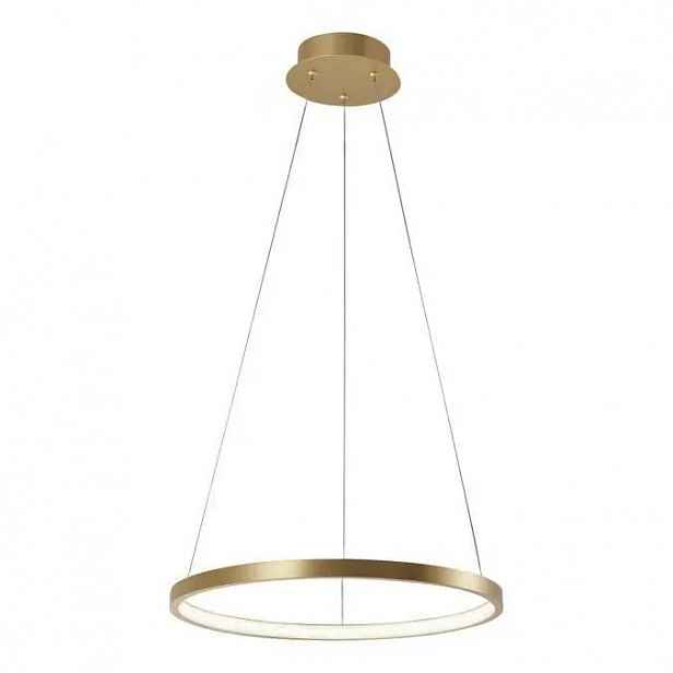 Závěsná lampa Circle 11522-12 Just Light Led 22W 3000K prstencová zlatá