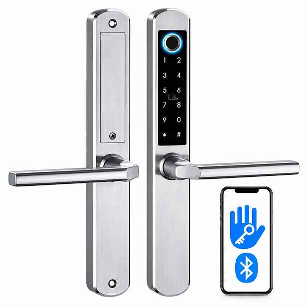 Elektronická klika pro vnější dveře, zámek TTLock na otiskový kód Rfid