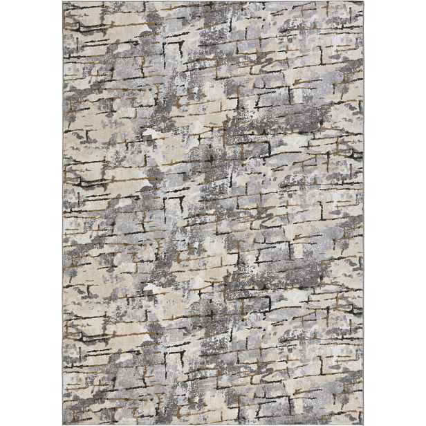 Koberec Moderní Etna 160x220 cm Šedý do obývacího pokoje Ložnice, protiskluzový