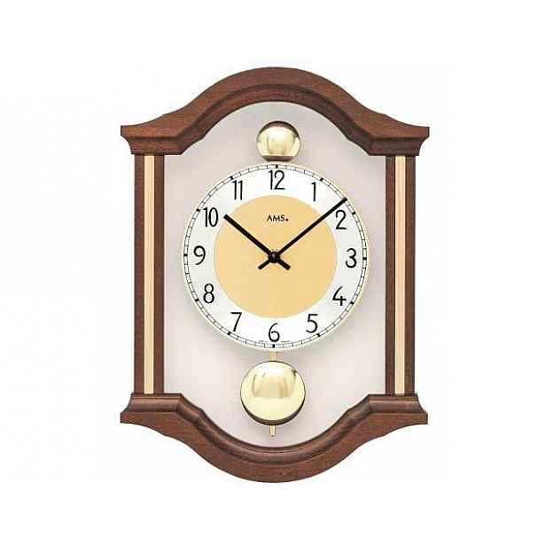 Kyvadlové nástěnné hodiny 7447/1 AMS 34cm