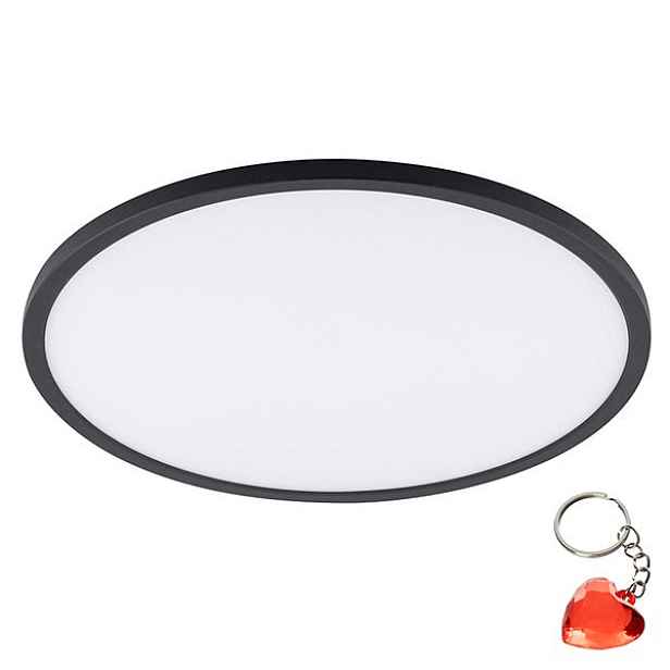 Stropní Svítidlo koupelnový Aqua Černý IP54 36W Led Variabilní barva 40 cm Tk Lighting