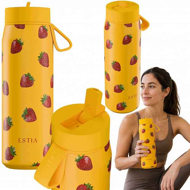 Termohrnek láhev na pití 500 ml Termoska do práce školy S Sebou Káva Čaj