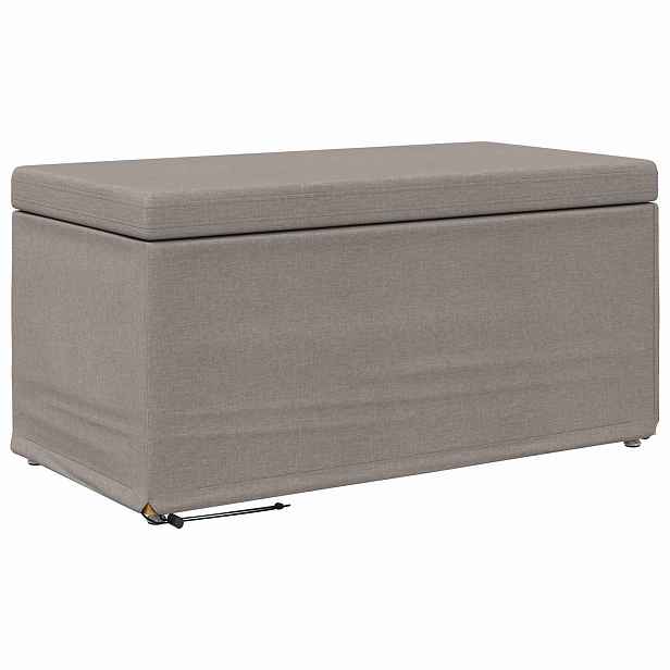 vidaXL Stolička Taupe 81 x 41 x 40 cm Látka a Syntetické Dřevo