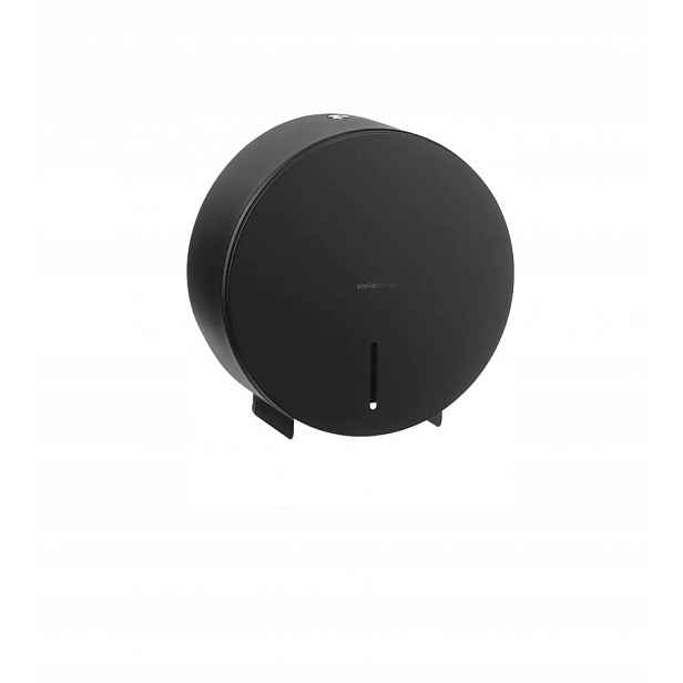 Zásobník kulatý na toaletní papír v roli Stella fi 19 cm černý mat