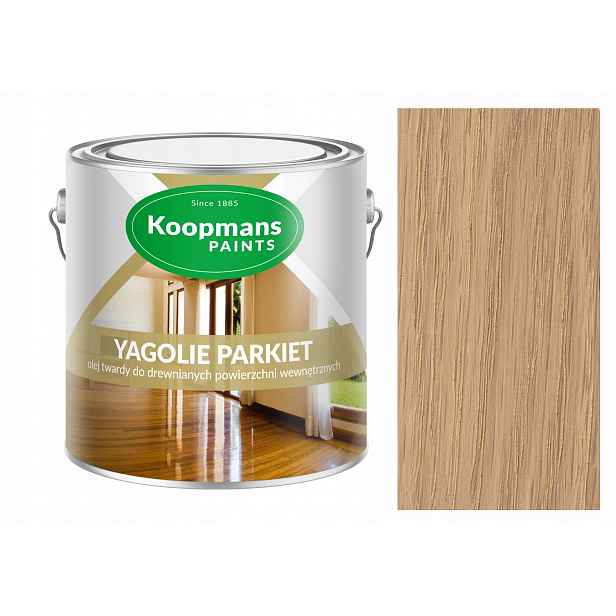 Koopmans Yagolie Parket Tvrdý Olej Na Dřevo 2,5 L Káva S Mlékem 04