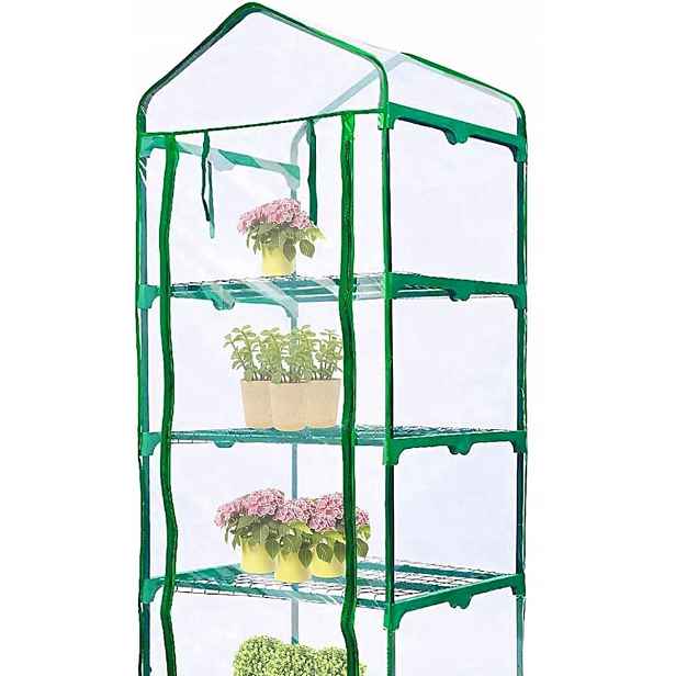 Obal Pro 4-ÚROVŇOVÝ Skleník 160x70x50 CM Se Zámkem (bez Rámu)