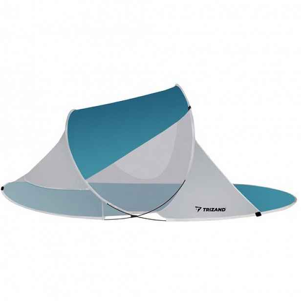 Plážový stan SUNSHADE 120x190 cm, modro-bílý
