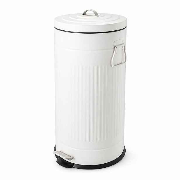 Relaxdays ODPADKOVÝKOŠ Bílý 30 l Soft-Close