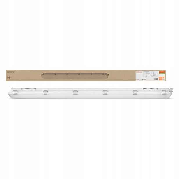 Hermetická Led lampa prachotěsná 32W 4400lm 4000K IP65 IK08 Šedá