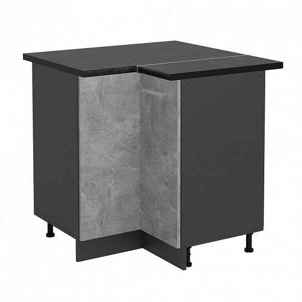 Vicco ROHOVÁ SKŘÍŇKA R-Line Beton 75.6 cm , PD Antracit