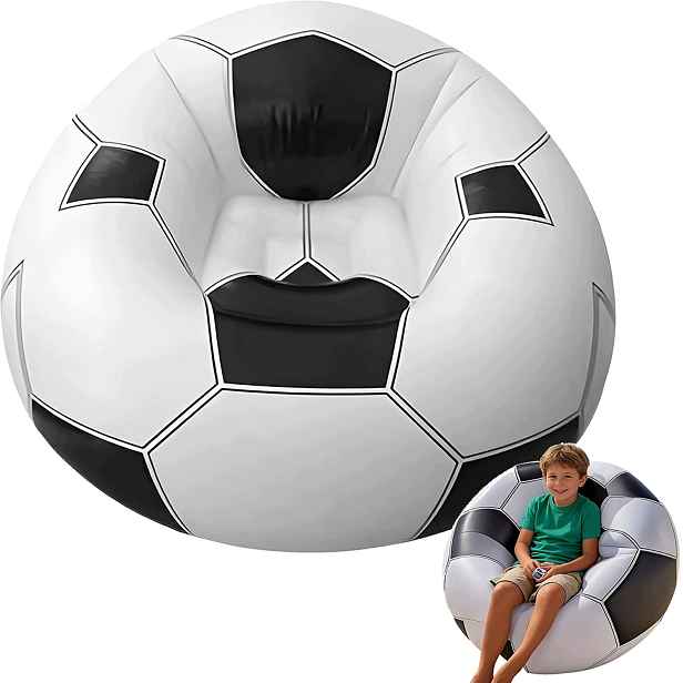 Taburet Míč 110 cm Eko-kůže Velké křeslo Sáček Sako Sportovní sedátko Bedee