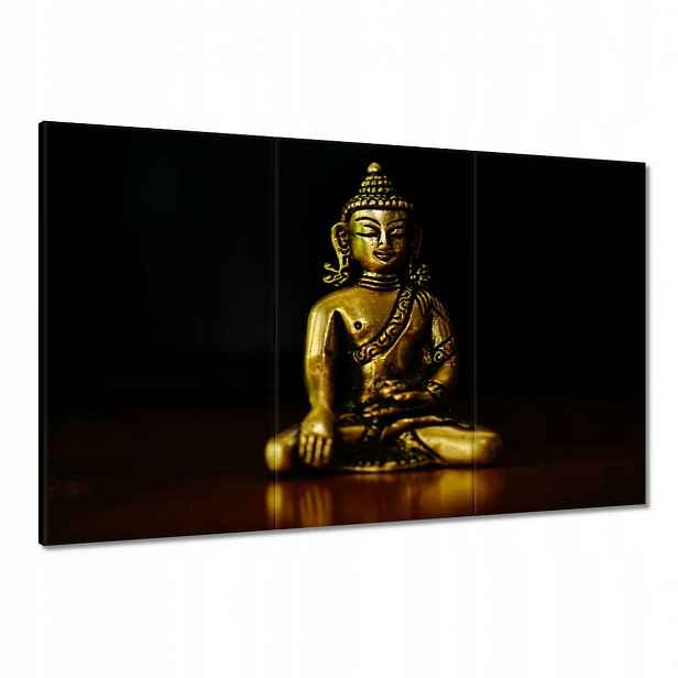 Obrazy 120x80 Zlatý Buddha Zlato