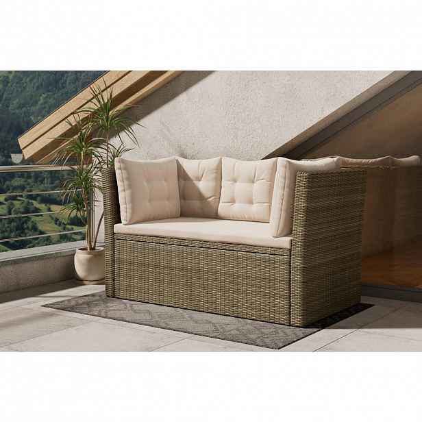 Ambia Garden ZAHRADNÍ LAVICE kov, plast, textil