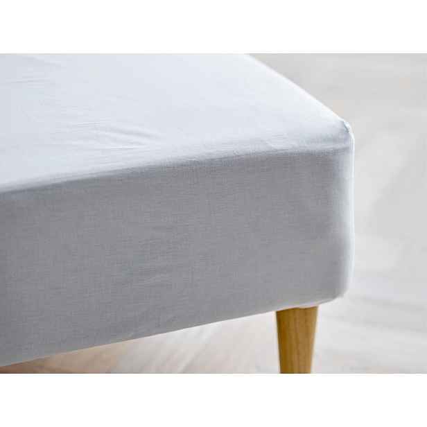 Bílé napínací prostěradlo z Bio bavlny 180x200 cm Calm – Södahl