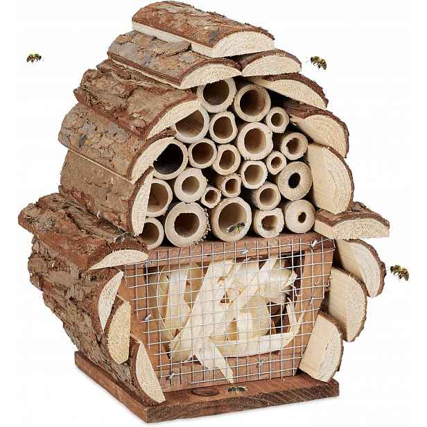 Domek pro hmyz, pomoc pro včely, slunéčka, čmeláky, zahrada a balkon