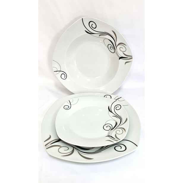 Jídelní Souprava Porcelánová Violet 43 Dílů 442 T