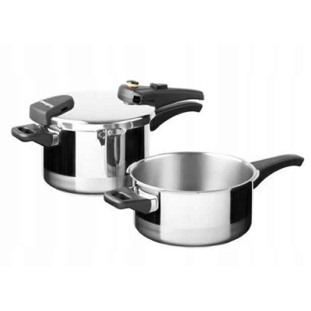 Kolimax Biomax Sada tlakových hrnců Duo s Bio ventilem, 22cm/5.5l a 4.0l
