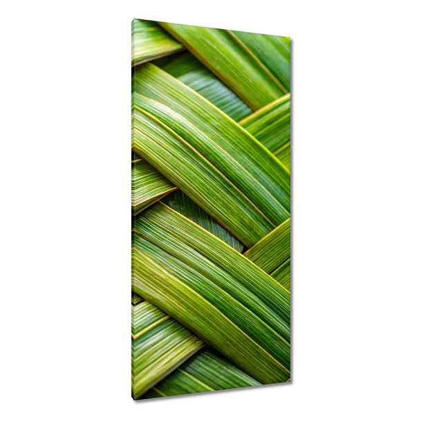 Obrazy 55x115 Zelený výplet Zelený ratan