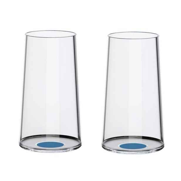 Sklenice flétna Trebonn SplitGlass, 2 ks Barva: modrá