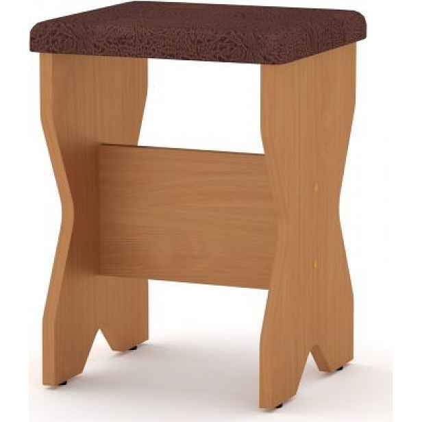 Taburet T-1 buk, Vinyl bronz