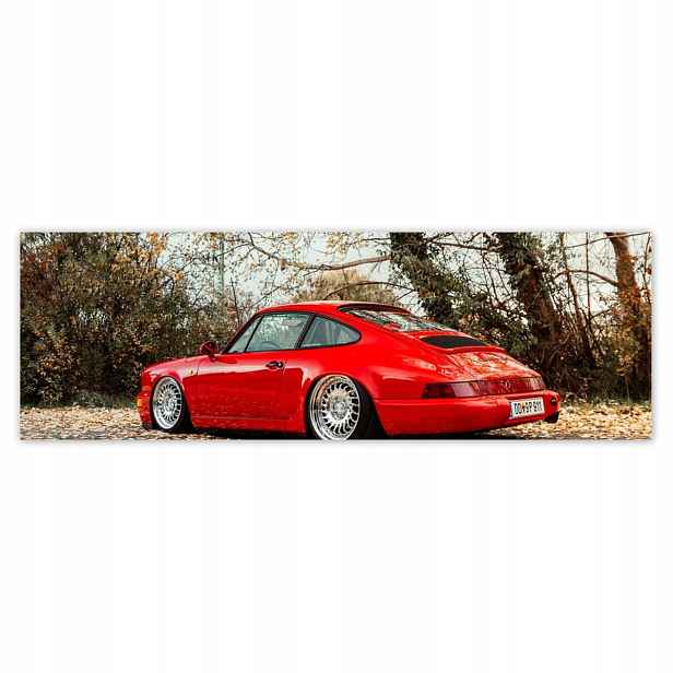 Plakáty 200x66 Červené Porsche Auto