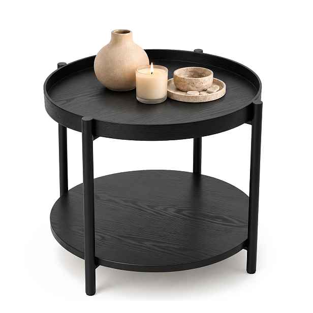 Ak furniture Konferenční stolek Riva 51 cm černý