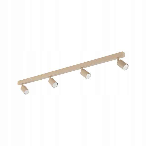 Stropní Svítidlo Spot Reflektor Béžová Kov 4 Zdroje GU10 15 cm Tk Lighting