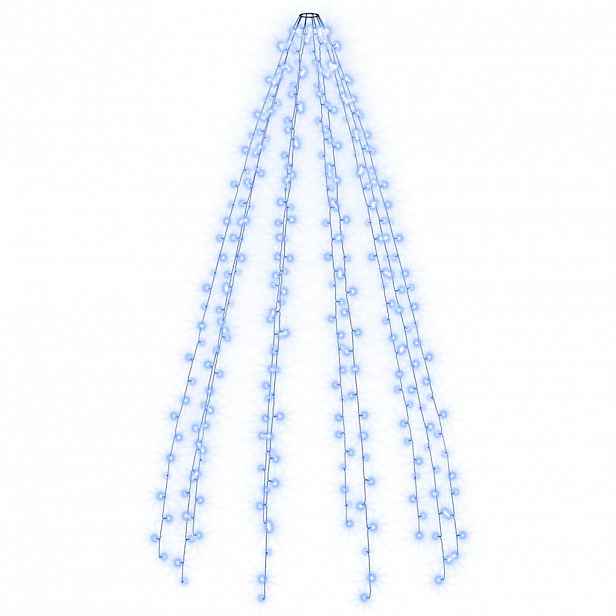 vidaXL Světelná síť na vánoční stromek 300 modrých LED diod 300 cm